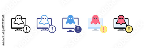 Ghost Multistyle Icon Set