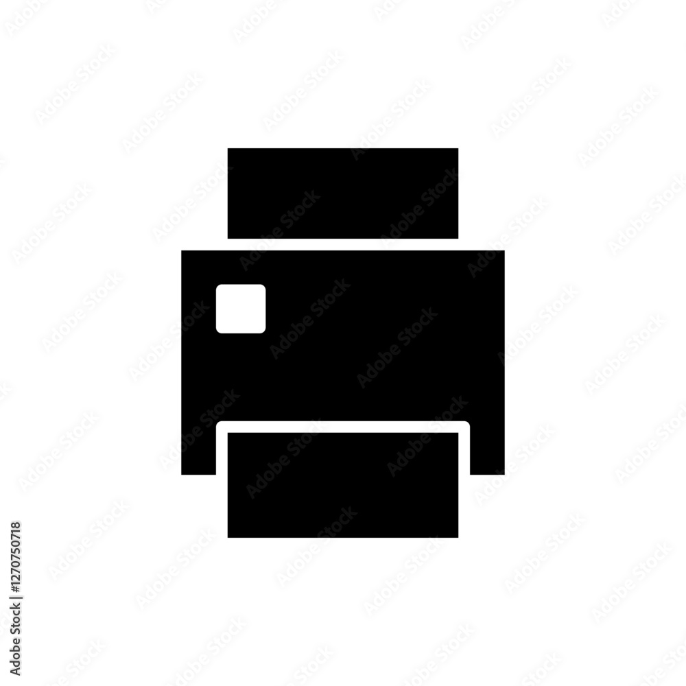 Print icon vector illustration. printer sign and symbol Print icon vector illustration. printer sign and symbol