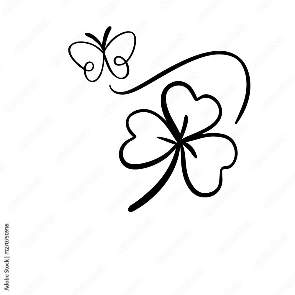 Clover leaf St. Patrick's Day Shamrock 