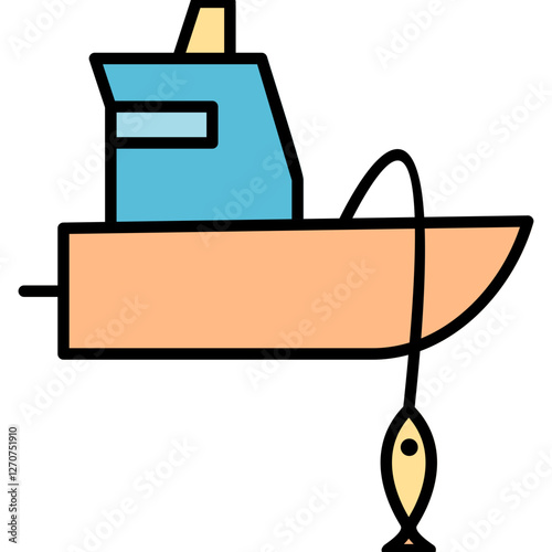 Fishing Boat Icon