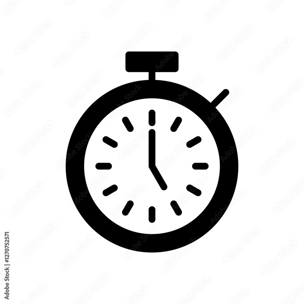 stopwatch icon vector illustration. Timer sign and symbol. Countdown icon. Period of time stopwatch icon vector illustration. Timer sign and symbol. Countdown icon. Period of time