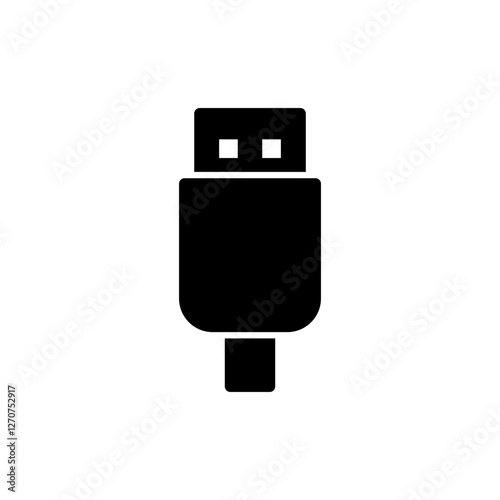 Usb icon vector illustration. Flash disk sign and symbol. flash drive sign.