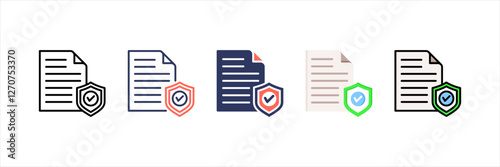 Authenticity Multistyle Icon Set