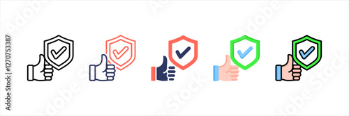 Reliability Multistyle Icon Set
