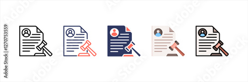 Legitimacy Multistyle Icon Set