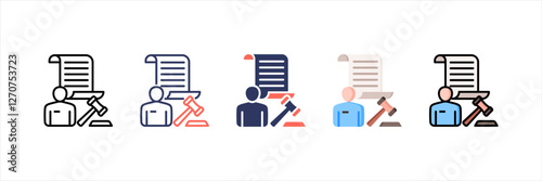 Authoritative Multistyle Icon Set