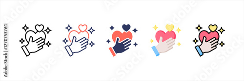 Honestly Multistyle Icon Set