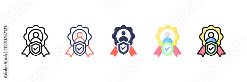 Trustworthiness Multistyle Icon Set