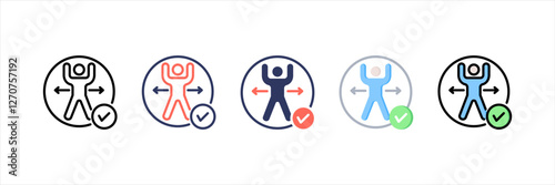 Accessibility Multistyle Icon Set