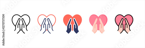 Gratitude Multistyle Icon Set