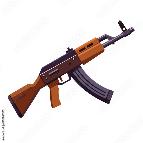 akm gun vector image