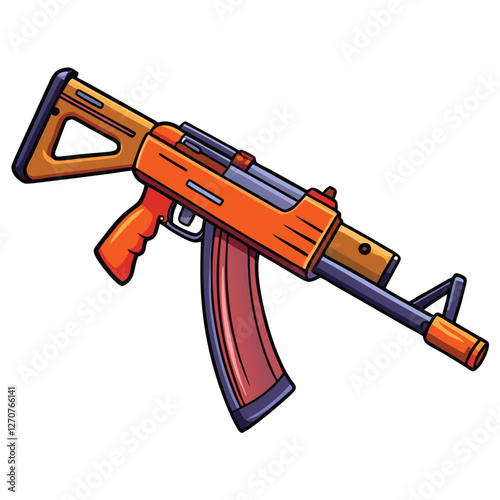 Akm gun vector image