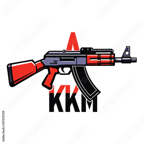Akm gun vector image