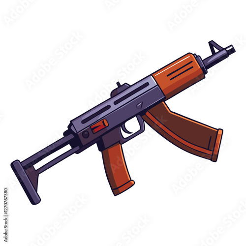 Akm gun vector image