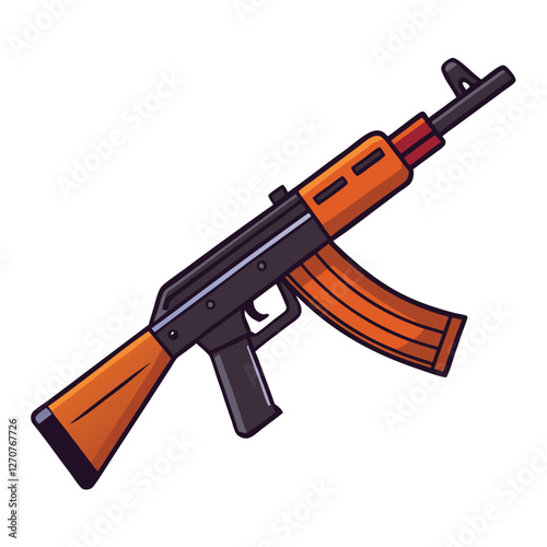 Akm gun vector image