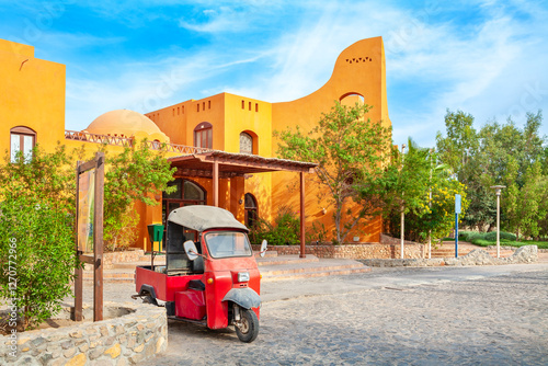 Street scene in El Gouna. Egypt