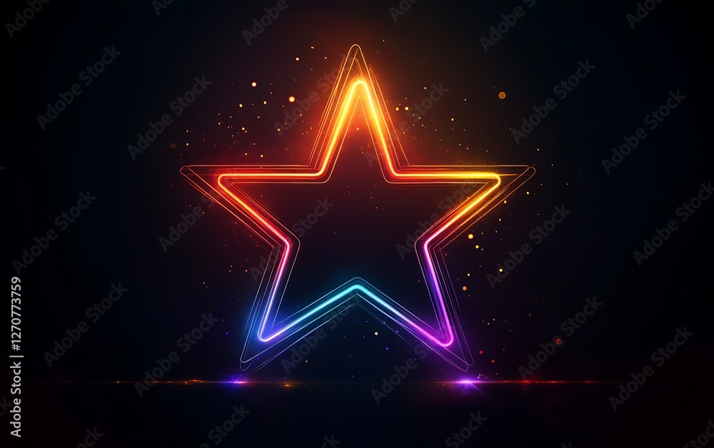 Abstract glowing star graphic design for website background Abstract glowing star graphic design for website background