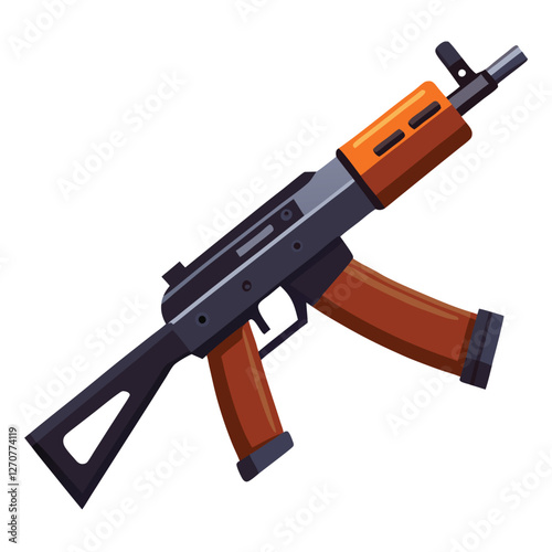 akm gun vector image 
