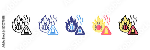 Incident Response Multistyle Icon Set