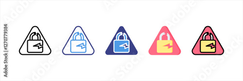 Vulnerability Multistyle Icon Set