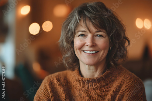portrait of smiling woman