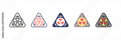 Radioactive Multistyle Icon Set