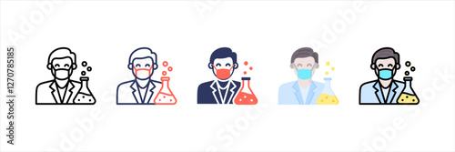 Doctor Multistyle Icon Set