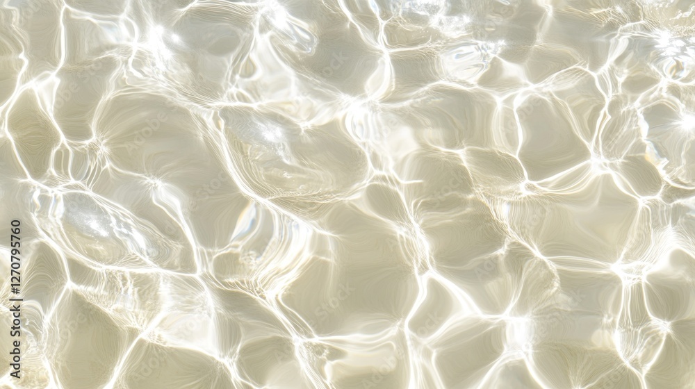 Obraz premium Sunlight reflecting on calm water surface