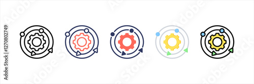 Synergy Multistyle Icon Set