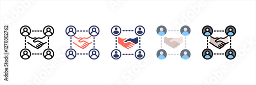 Collaborative Multistyle Icon Set