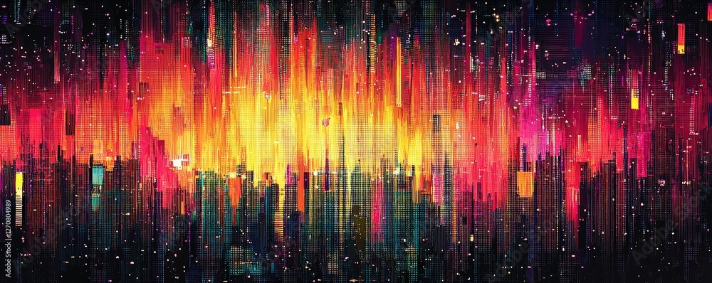 Abstract Background with Neon Organic Spectrum Effects Concept. Abstract Colorful Gradient With Vivid Textures in Digital Art Abstract Background with Neon Organic Spectrum Effects Concept. Abstract Colorful Gradient With Vivid Textures in Digital Art
