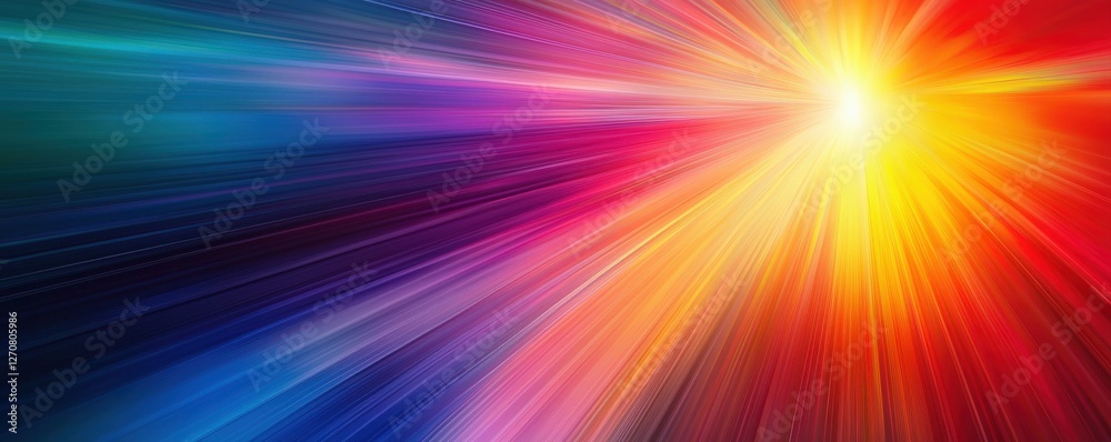 Abstract Background with Neon Organic Spectrum Effects Concept. Colorful abstract burst of light with vivid rays and dynamic flow Abstract Background with Neon Organic Spectrum Effects Concept. Colorful abstract burst of light with vivid rays and dynamic flow