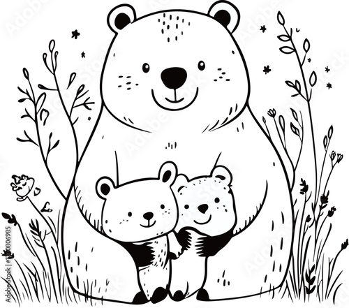 Bear Family Embrace