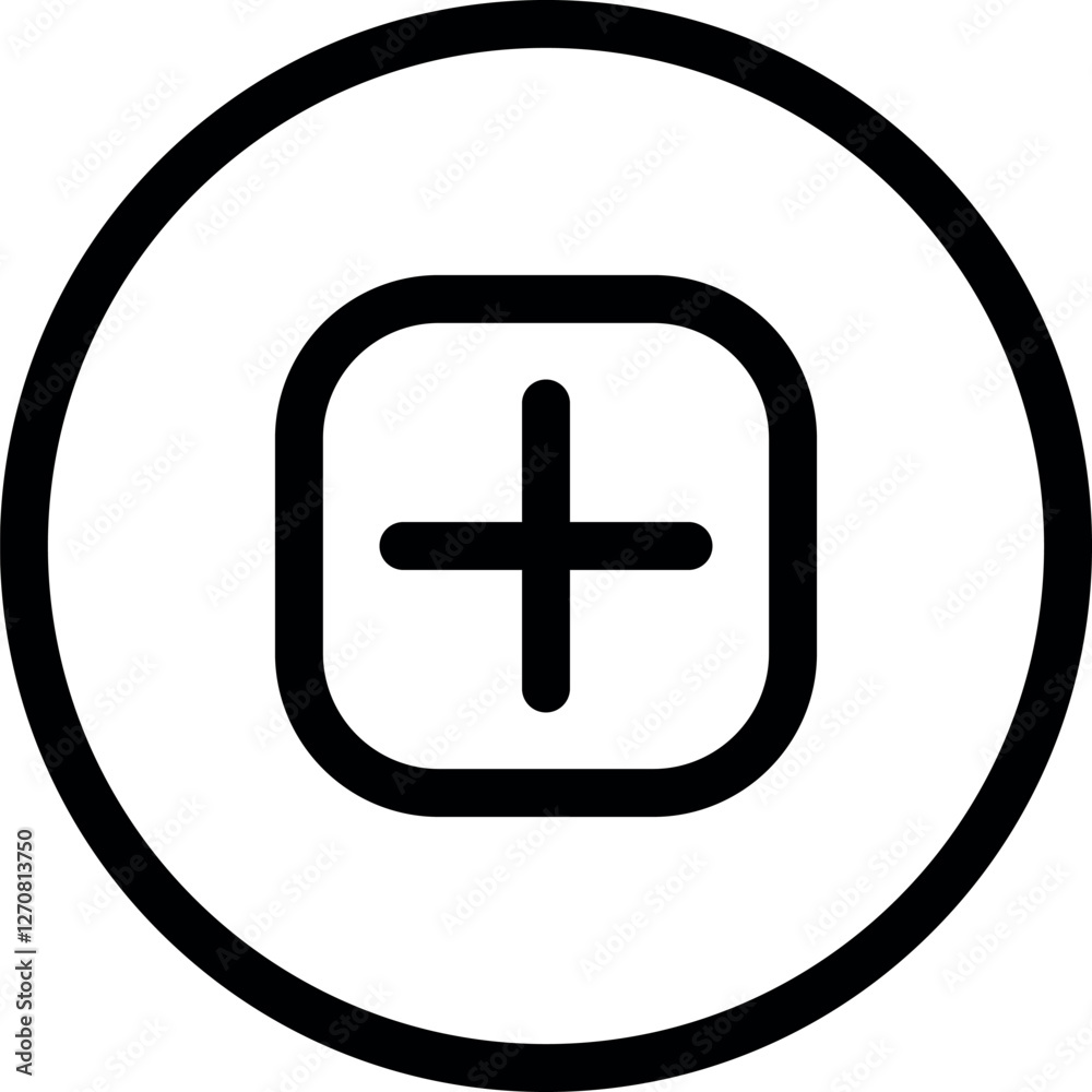 Add, new, plus icon symbol - create icons, more button in filled, thin line, outline and stroke style for apps and website. Vector icons Add, new, plus icon symbol - create icons, more button in filled, thin line, outline and stroke style for apps and website. Vector icons