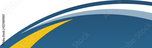 Free Download Curve Business Footer  - GFXLoad