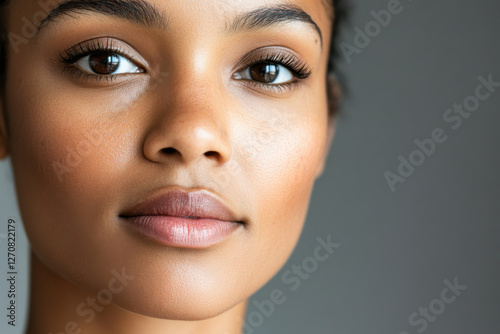 Portrait of a confident woman with a facial difference, representing beauty and self-esteem
