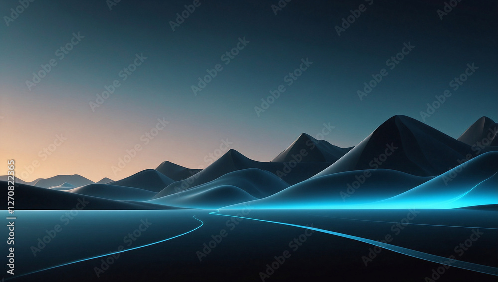 Fototapeta premium road to the mountains