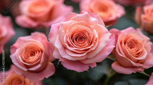 Beautiful Pink Roses in Bloom - Perfect for Weddings and Celebrations
