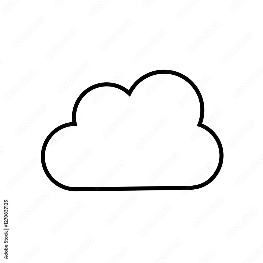 Cloud icon,weather icon linear style Cloud icon,weather icon linear style