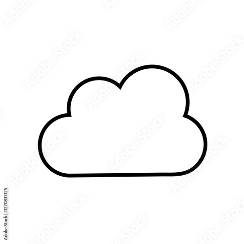 Cloud icon,weather icon linear style