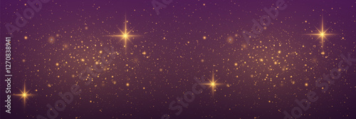 Wallpaper Mural Magic sparkling effect of dust and particles. Flash of star and light. Torontodigital.ca