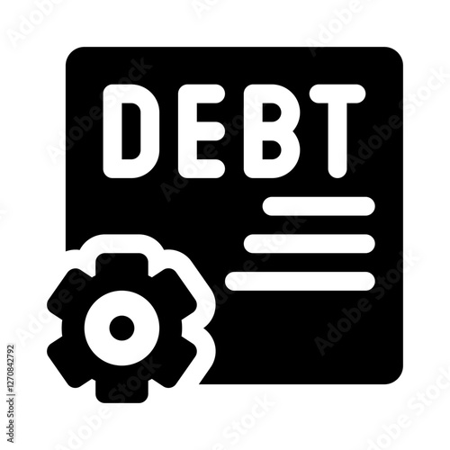 Debt Management glyph icon
