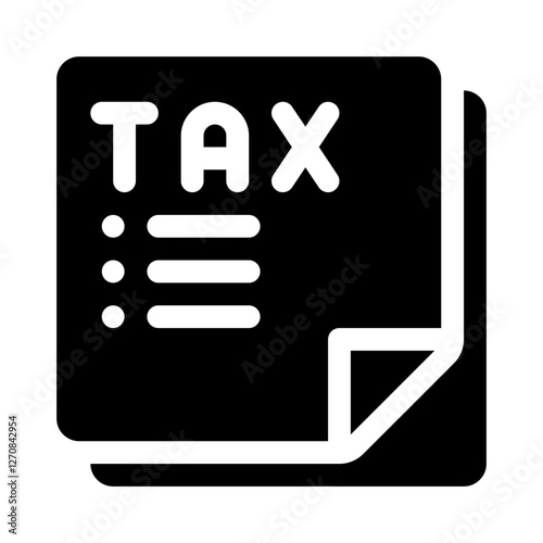 Tax Planning glyph icon