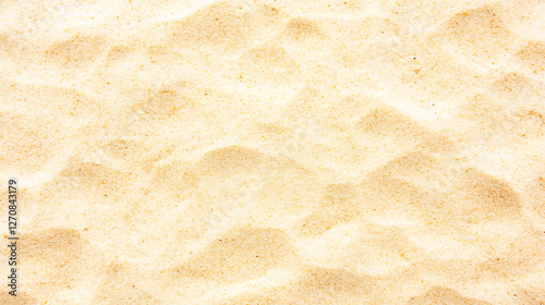 Textured Beach Sand Surface Sandy Shoreline Granular Composition Close Up Detail Patterning Background photo