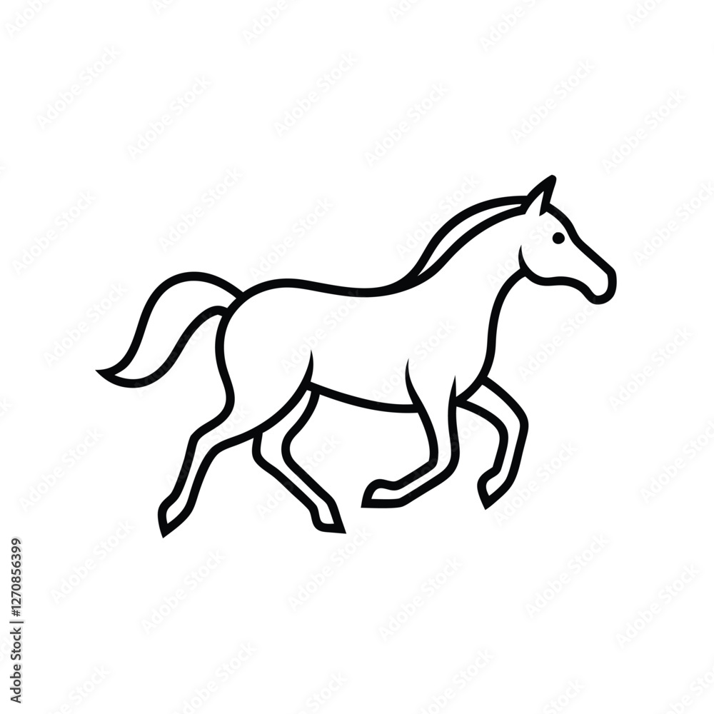 Fototapeta premium horse vector illustration