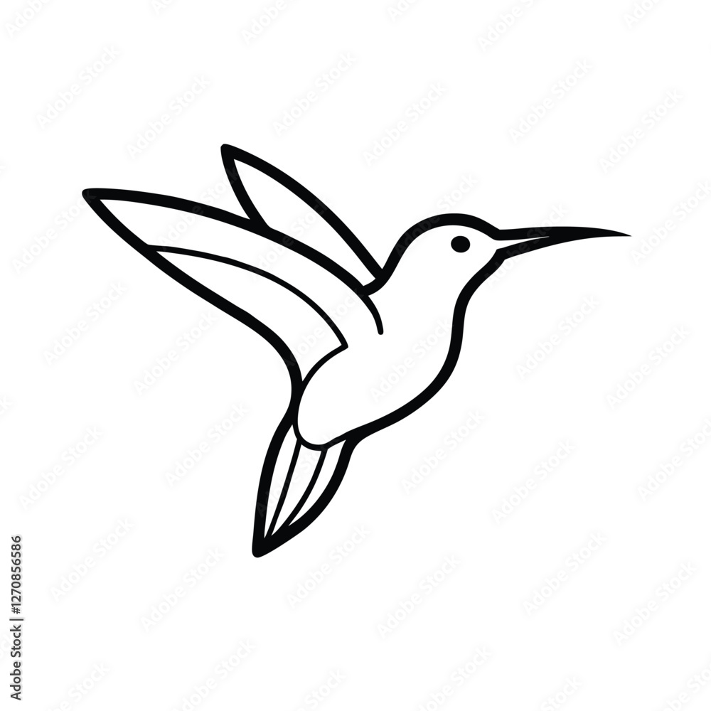 Fototapeta premium hummingbird vector illustration