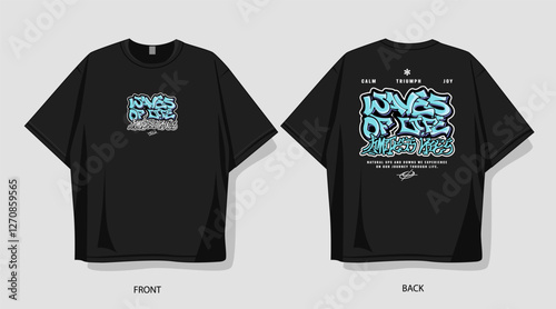Graffiti t-shirt designs. Graffiti typography, Urban vector Streetstyle graphic for print