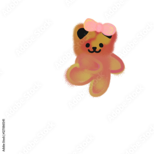 Adorable Bear Cub Artwork
