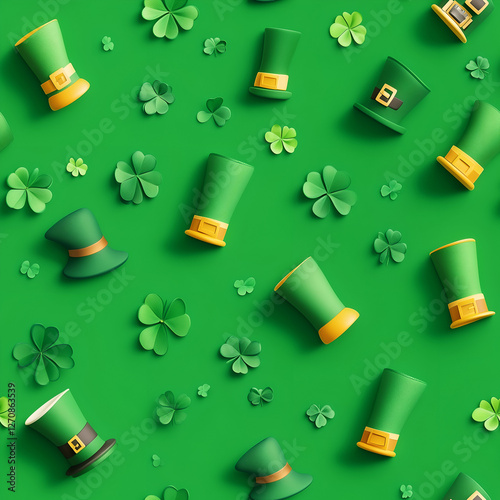 Lucky Clover and Leprechaun Hat Pattern