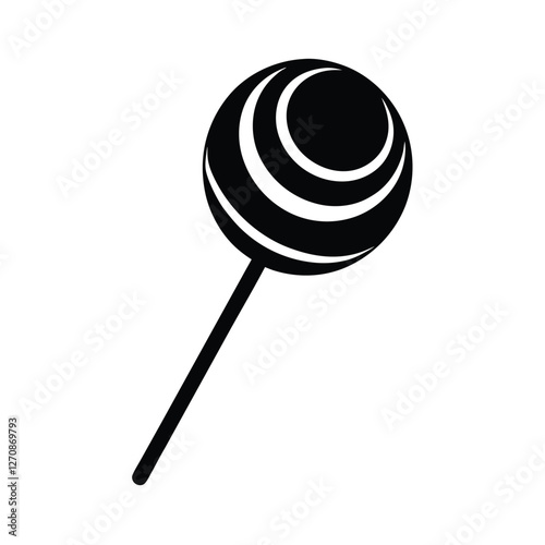 lollipop isolated on white